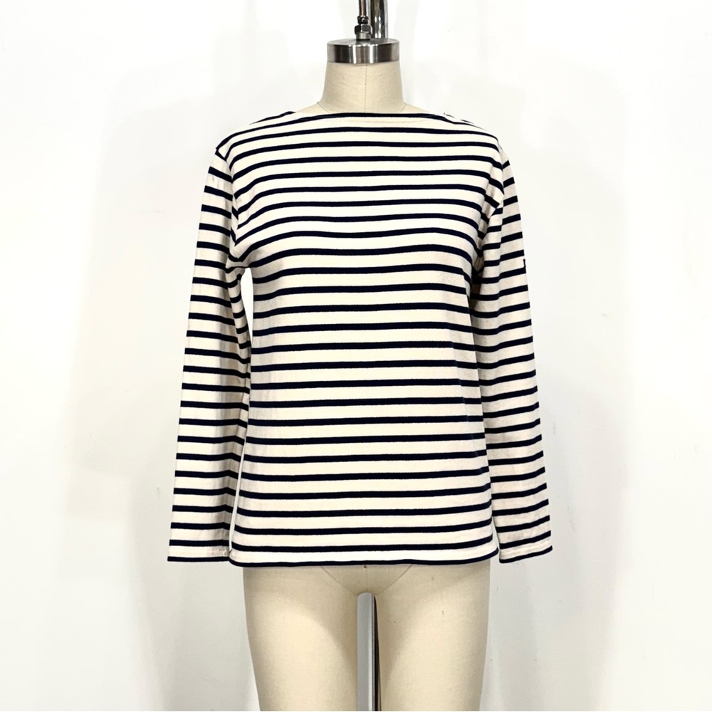 Striped Black and White Women's Top